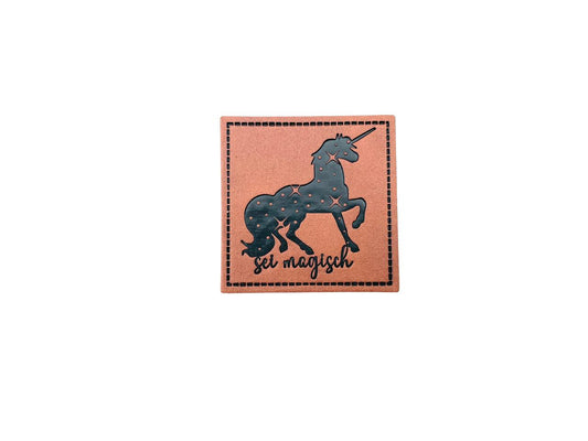Kunstleder Label "Sei Magisch"