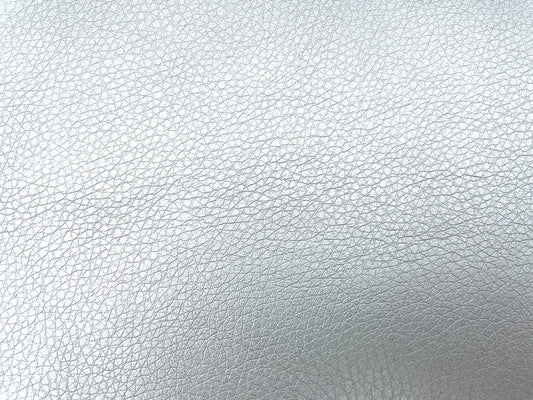 Kunstleder Silber Zuschnitt 50cm x 70cm
