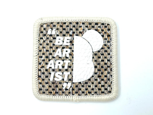 Label "Bear Artist" Beige