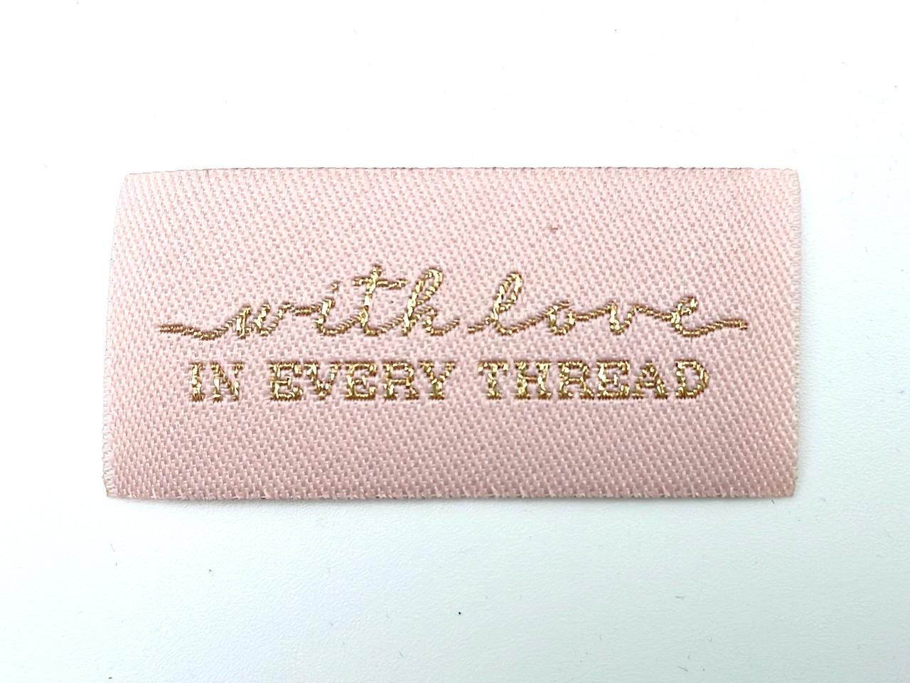 Weblabel "with Love" Rosa