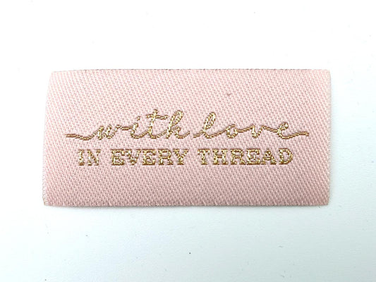 Weblabel "with Love" Rosa