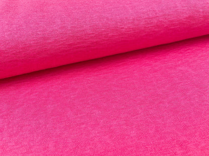 Leichter Viskose Sommerstrick Pink Reststück 80cm x 170cm