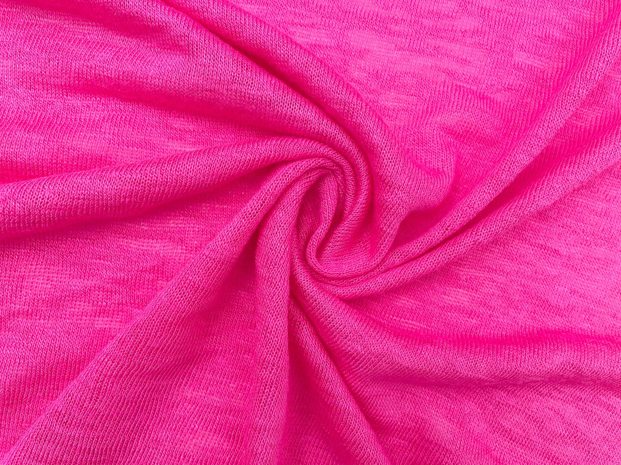 Leichter Viskose Sommerstrick Pink Reststück 80cm x 170cm