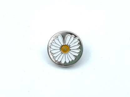 Knopf zum Verschrauben "Margeriten" 1,7cm