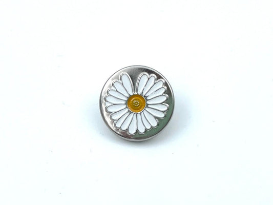 Knopf zum Verschrauben "Margeriten" 1,7cm
