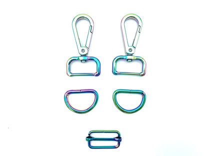 Taschen Zubehör Set Metall 2,5 cm
