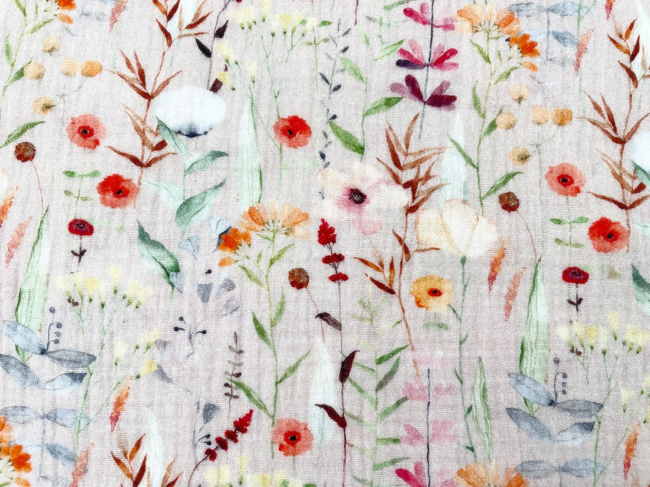 Digitaldruck Musselin "Summer Garden"