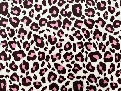 Baumwoll Nicki Velour "Leo Muster"
