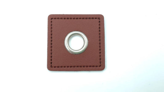 Ösen Patch 0,8cm Cognac