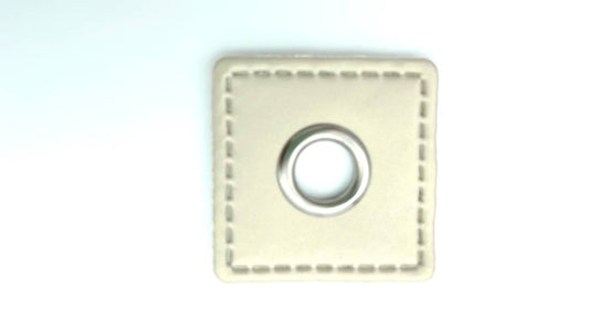 Ösen Patch 0,8cm Creme Weiß