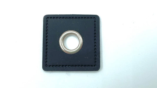 Ösen Patch 0,8cm Schwarz