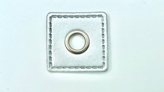 Ösen Patch 0,8cm Silber