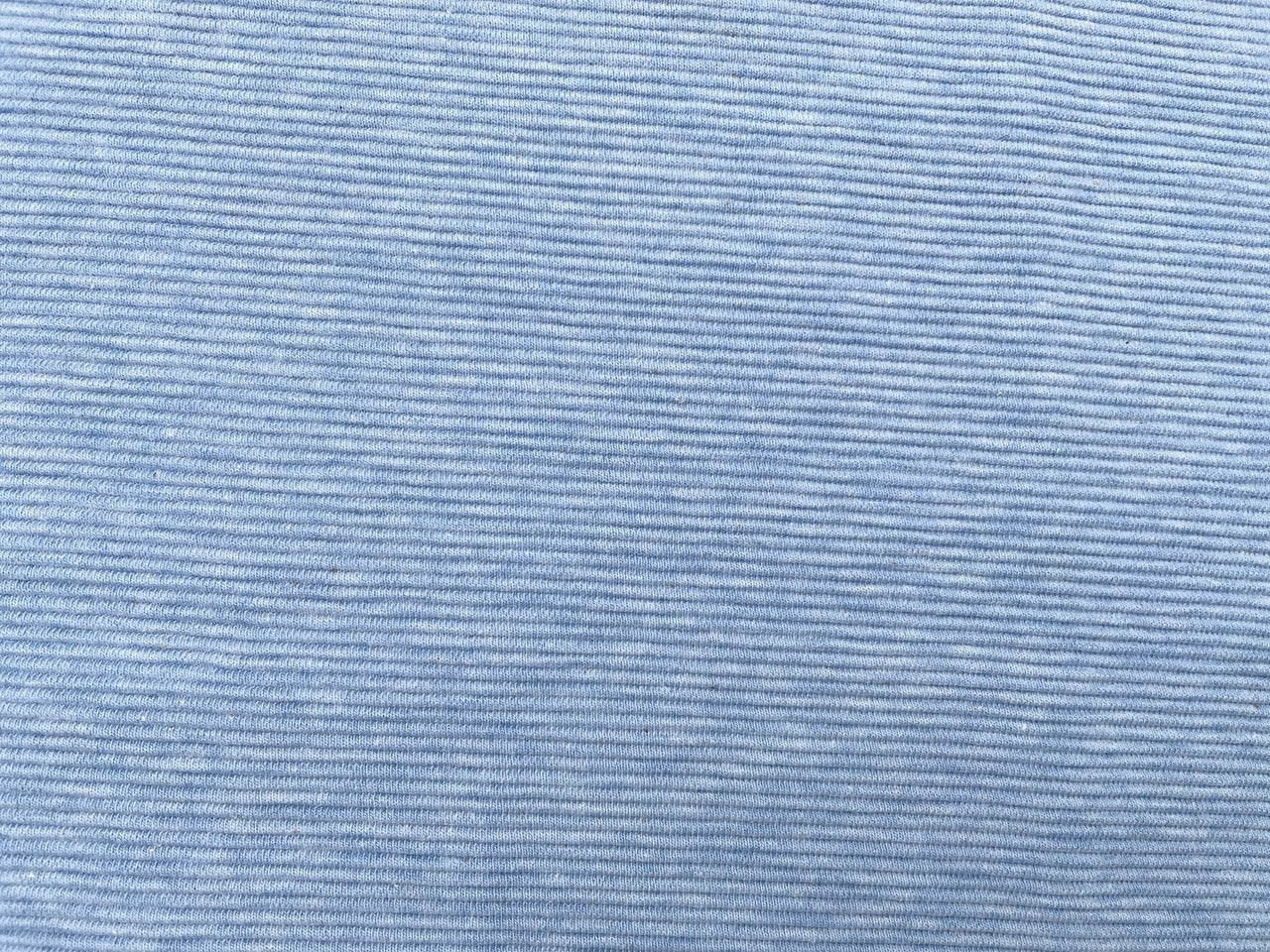 Ottoman Rippenjersey Hellblau Melange