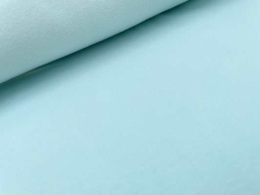 Premium Bündchen Bio Baumwolle Eisblau 640