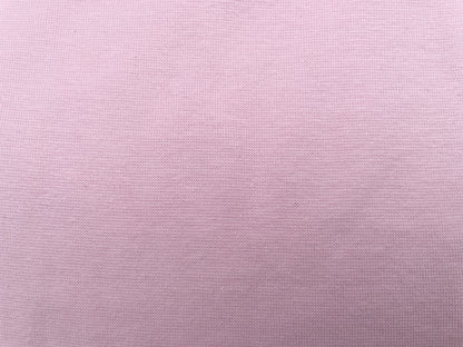 Premium Bündchen Bio Baumwolle helles Rosa 490 Reststück 68cm x 35cm