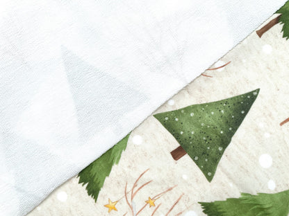 Premium French Terry "Tannenbaum" Reststück 48cm x 150cm
