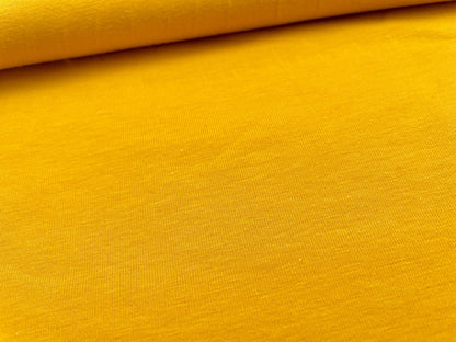 Premium Jersey Bio Baumwolle Senfgelb 260