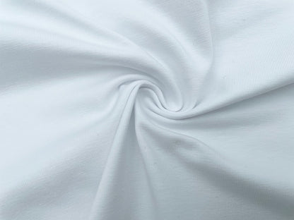 Premium Jersey Bio Baumwolle Weiß (100)
