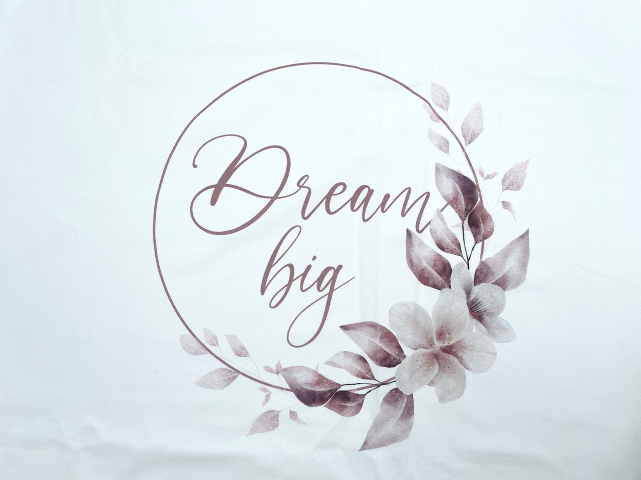 Premium Jersey Panel "Dream Big" 100cm x 160cm