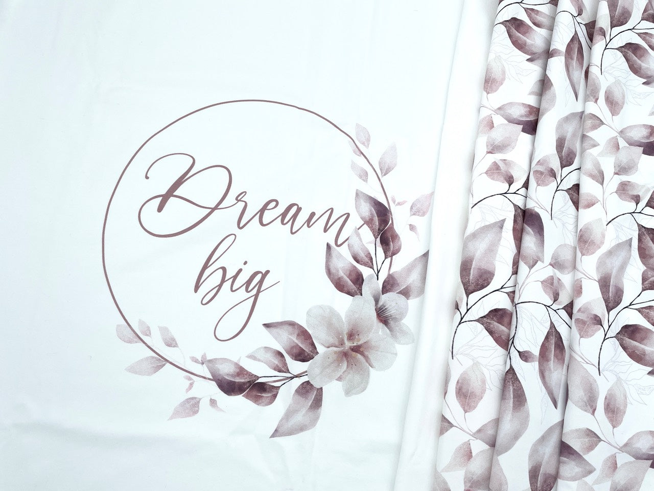 Premium Jersey Panel "Dream Big" 100cm x 160cm