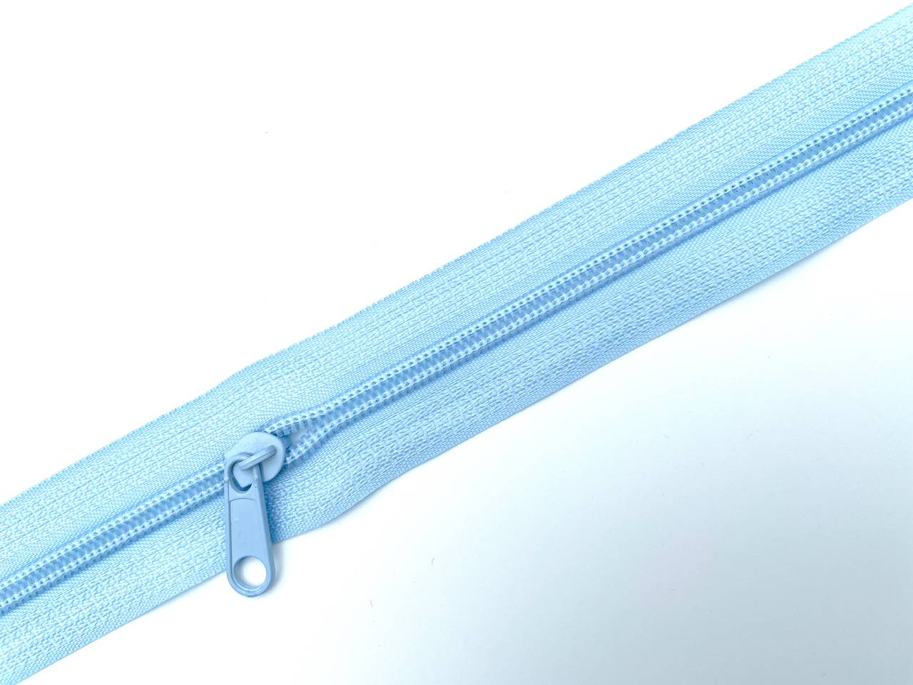 1 Meter Reißverschluss Hellblau