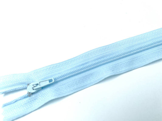 Reißverschluss 20cm Eisblau