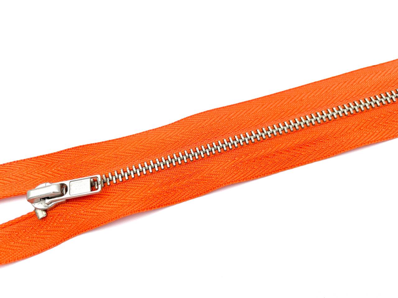 Metall Reißverschluss 60cm Orange