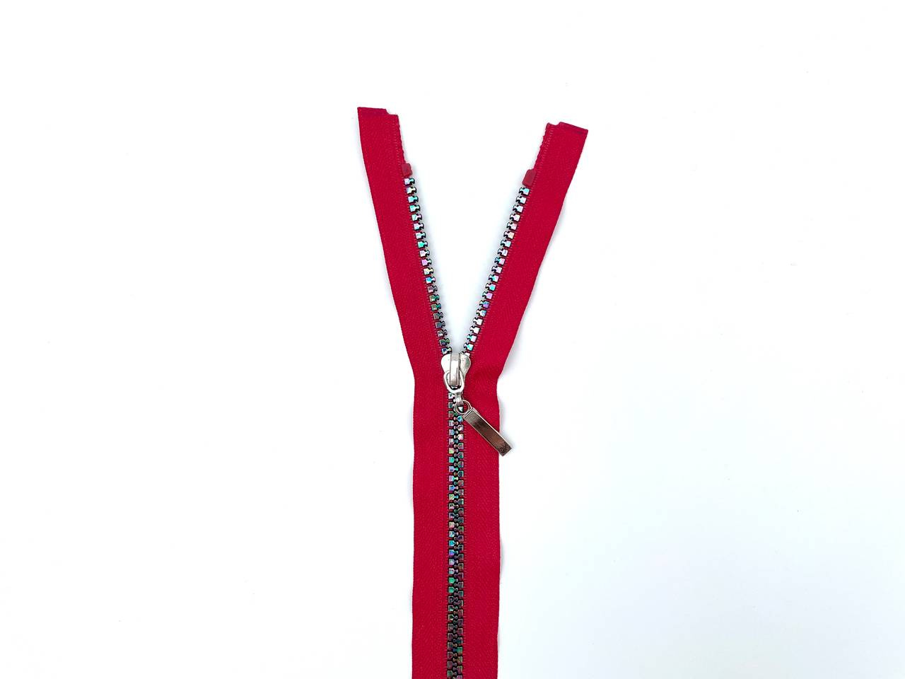 Jacken Reißverschluss 80cm Rot Multicolor