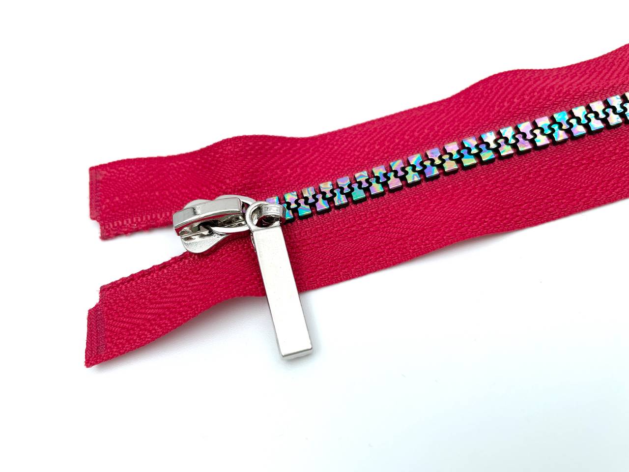 Jacken Reißverschluss 80cm Rot Multicolor