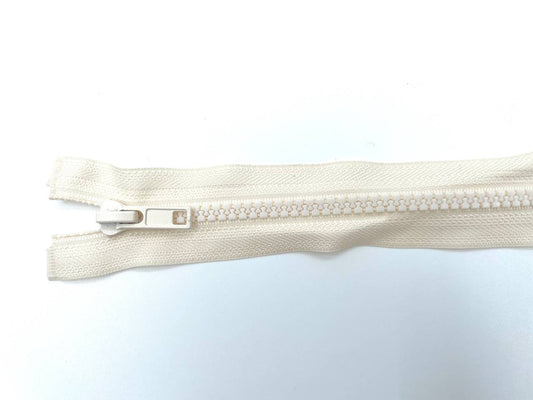 Jacken Reißverschluss 40cm Creme Weiß
