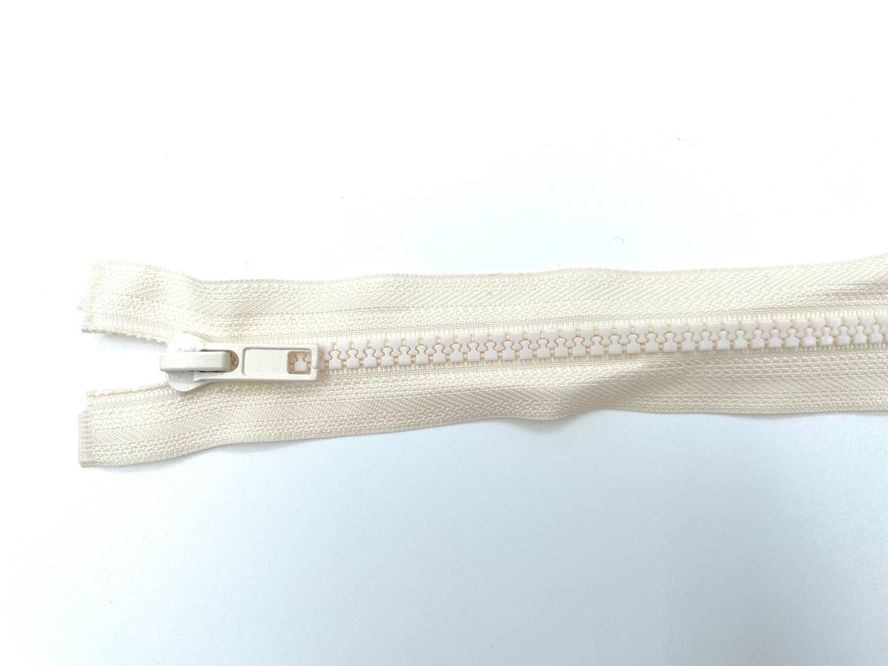 Jacken Reißverschluss 50cm Creme Weiß