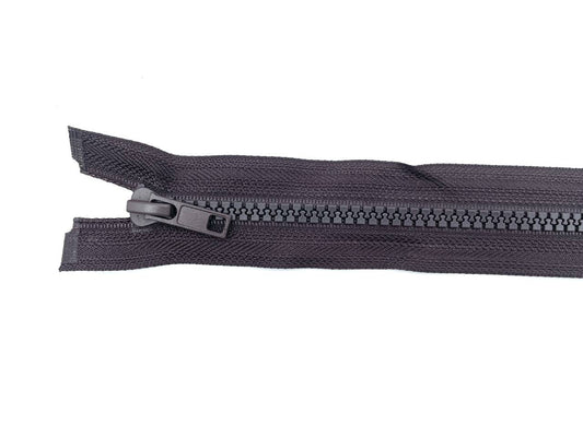 Jacken Reißverschluss 50cm Dunkelbraun