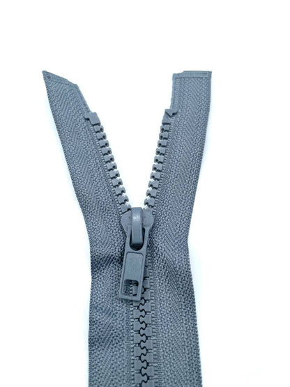 Jacken Reißverschluss 50cm Dunkelgrau