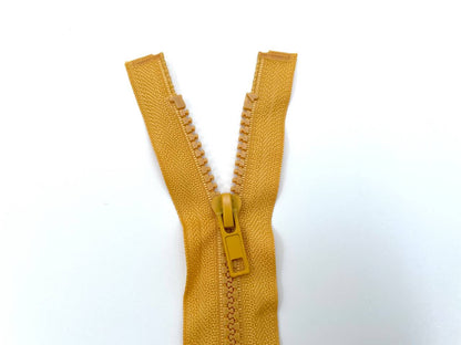 Jacken Reißverschluss 50cm Senfgelb