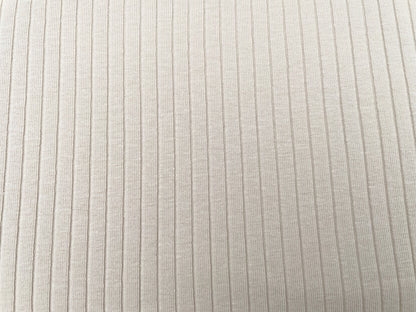 Rippenjersey Beige