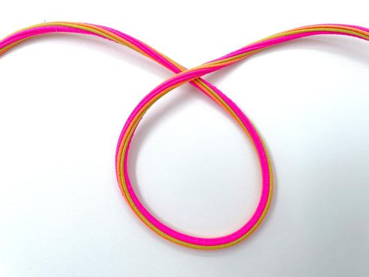 Elastische Kordel 0,5cm Neon-Rosa Orange