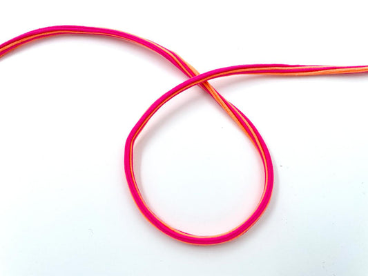 Elastische Kordel 0,5cm Pink Orange