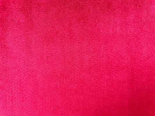 Dekostoff Samt Rot Zuschnitt 70cm x 150cm