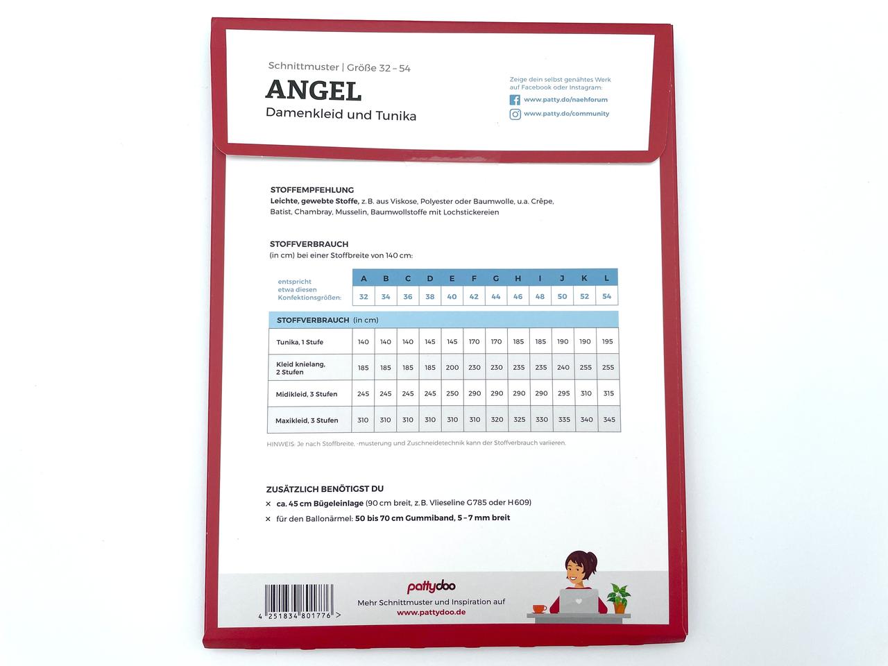 Pattydoo Schnittmuster Tunikakleid "Angel"