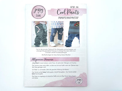 Jessy Sewing Schnittmuster Basic Hose "Cool Pants"