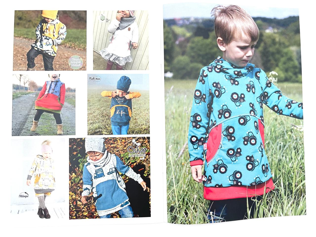From Heart to Needle Schnittmuster Hoodie & Kleid "Noah & Nele"
