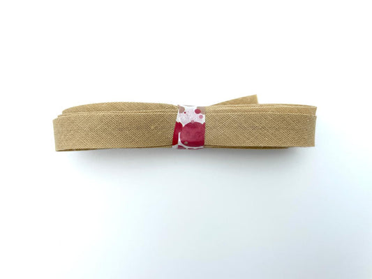 3 Meter Schrägband 12 mm Beige