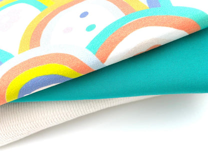 Stoffreste Paket "Regenbogen Liebe"