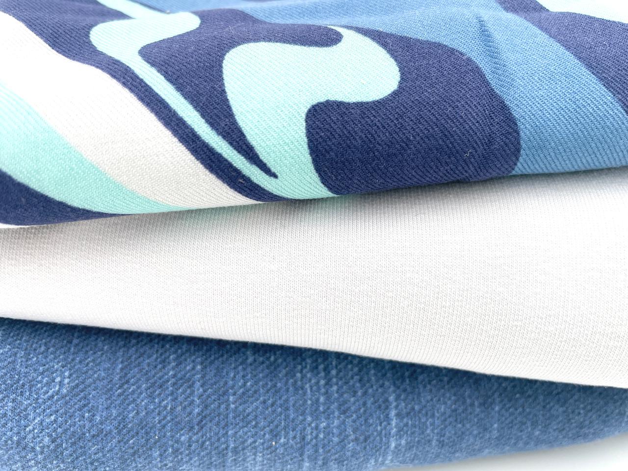 Stoffreste Paket "Wave"