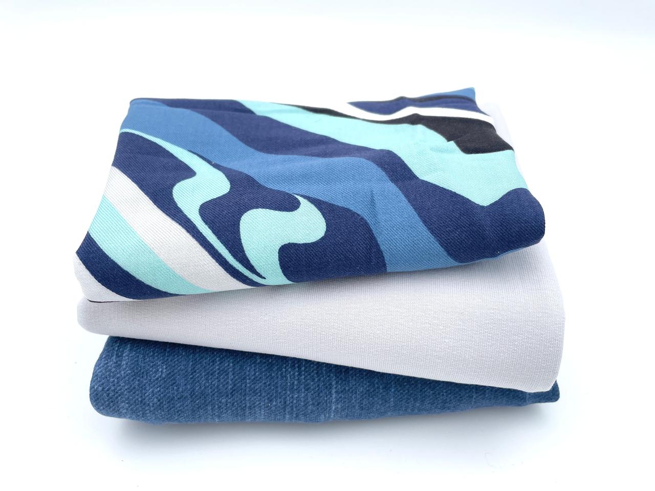 Stoffreste Paket "Wave"