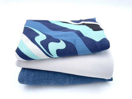 Stoffreste Paket "Wave"