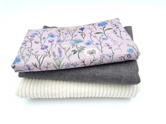 Stoffreste Paket "Canvas & Cord"