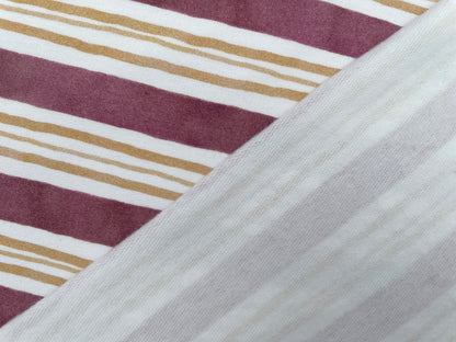 Digitaldruck Sweat Baumwolle "Retro Stripes"