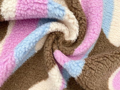 Teddy Stoff "Swirl" Multicolor