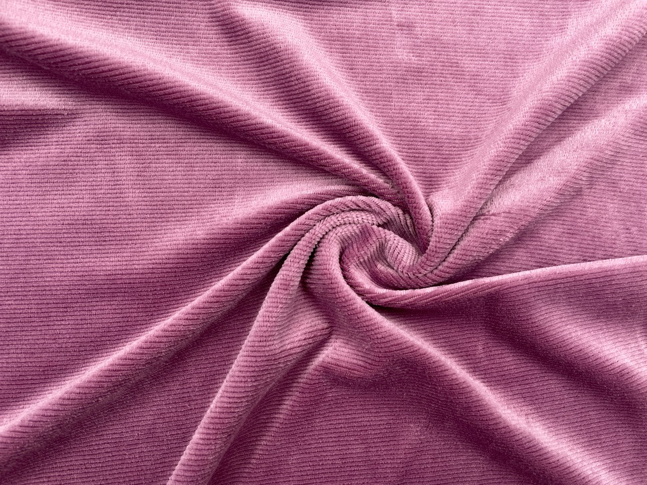 Rippenjersey "Velour" Violett